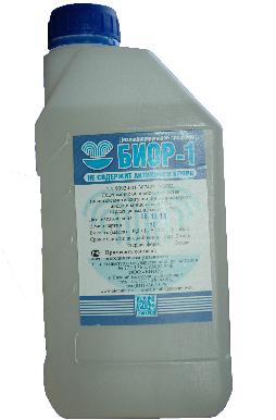 Средство для санитарной обработки кулеров для воды БИОР-1 (канистра 1 литр)