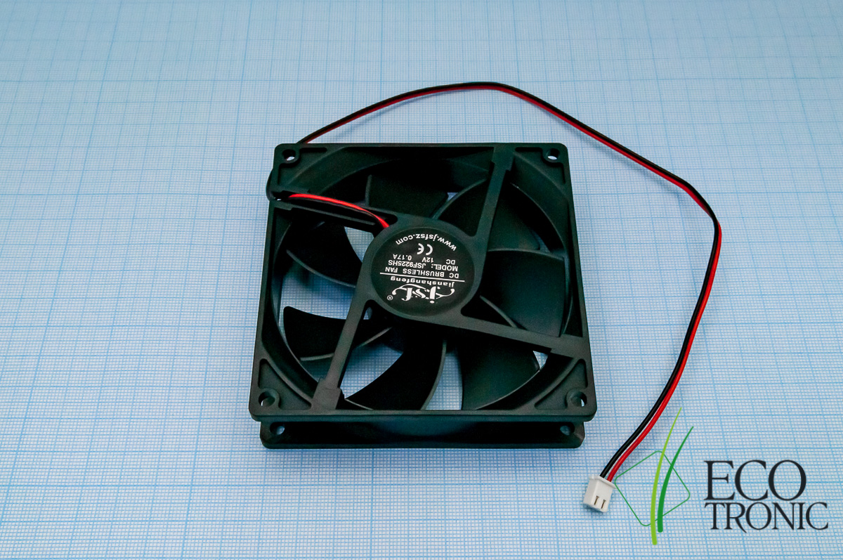 Вентилятор квадратный для электронной системы охлаждения кулера