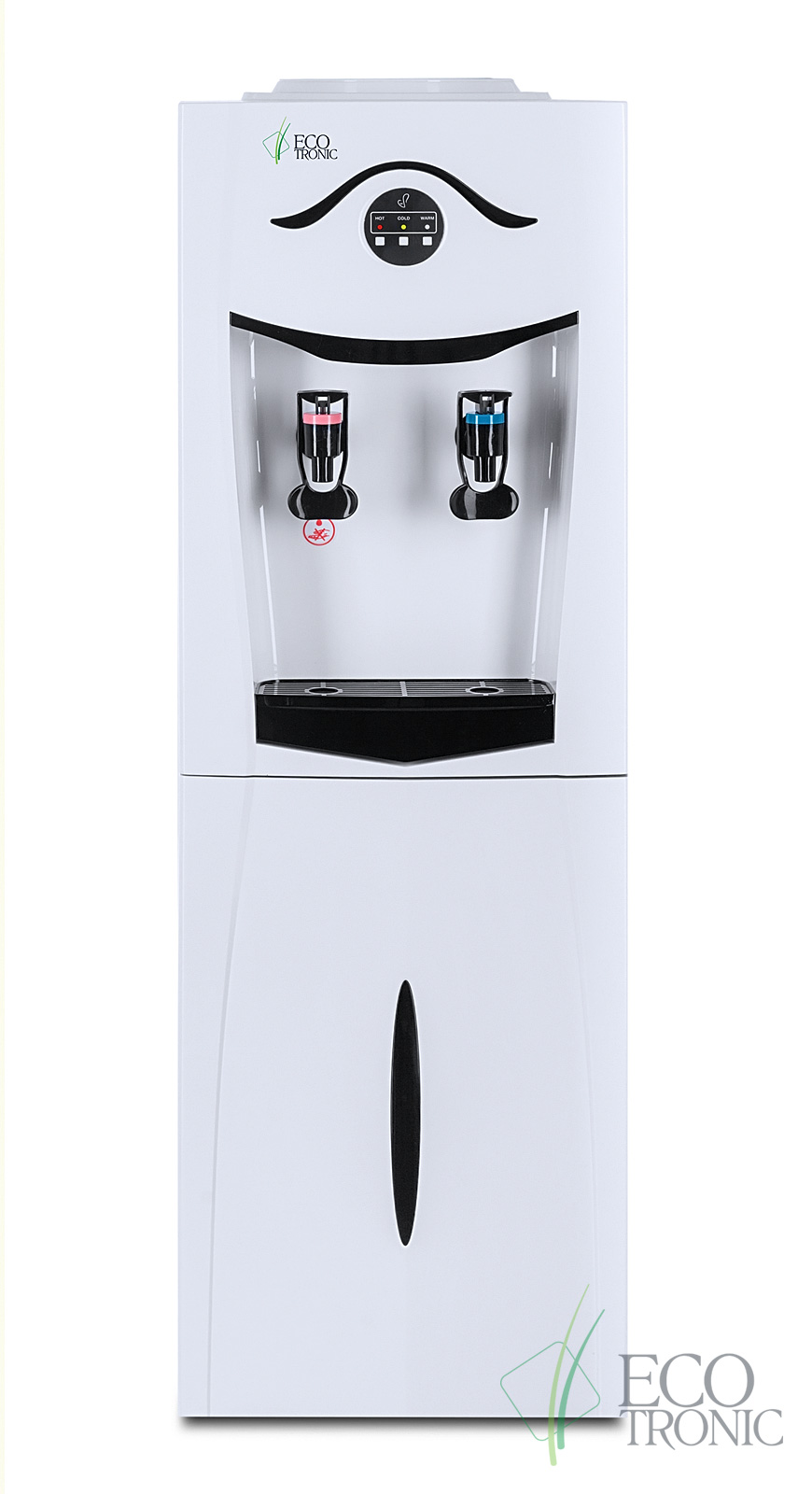 Кулер Ecotronic K21-LF white+black с холодильником